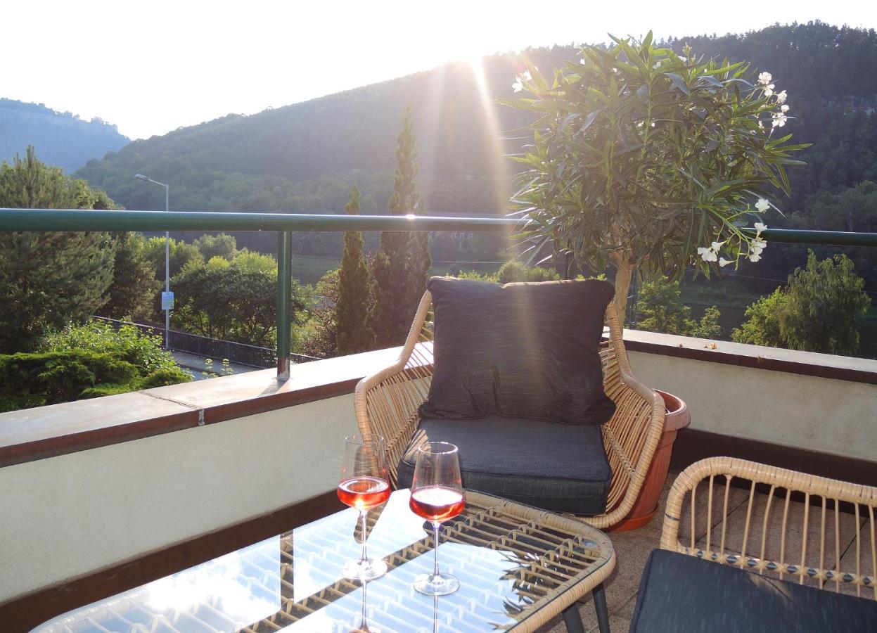 Apartament Casa Karp "Belle Etage" Königstein an der Elbe Zewnętrze zdjęcie